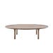 Mu coffee table houten salontafel donker eiken - 120 x 65 cm