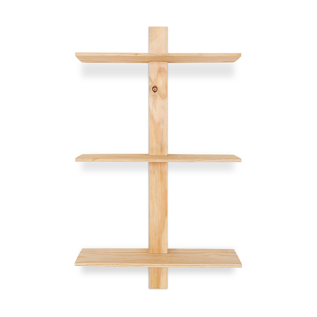 Mees houten wandplank naturel - 55 x 72 cm