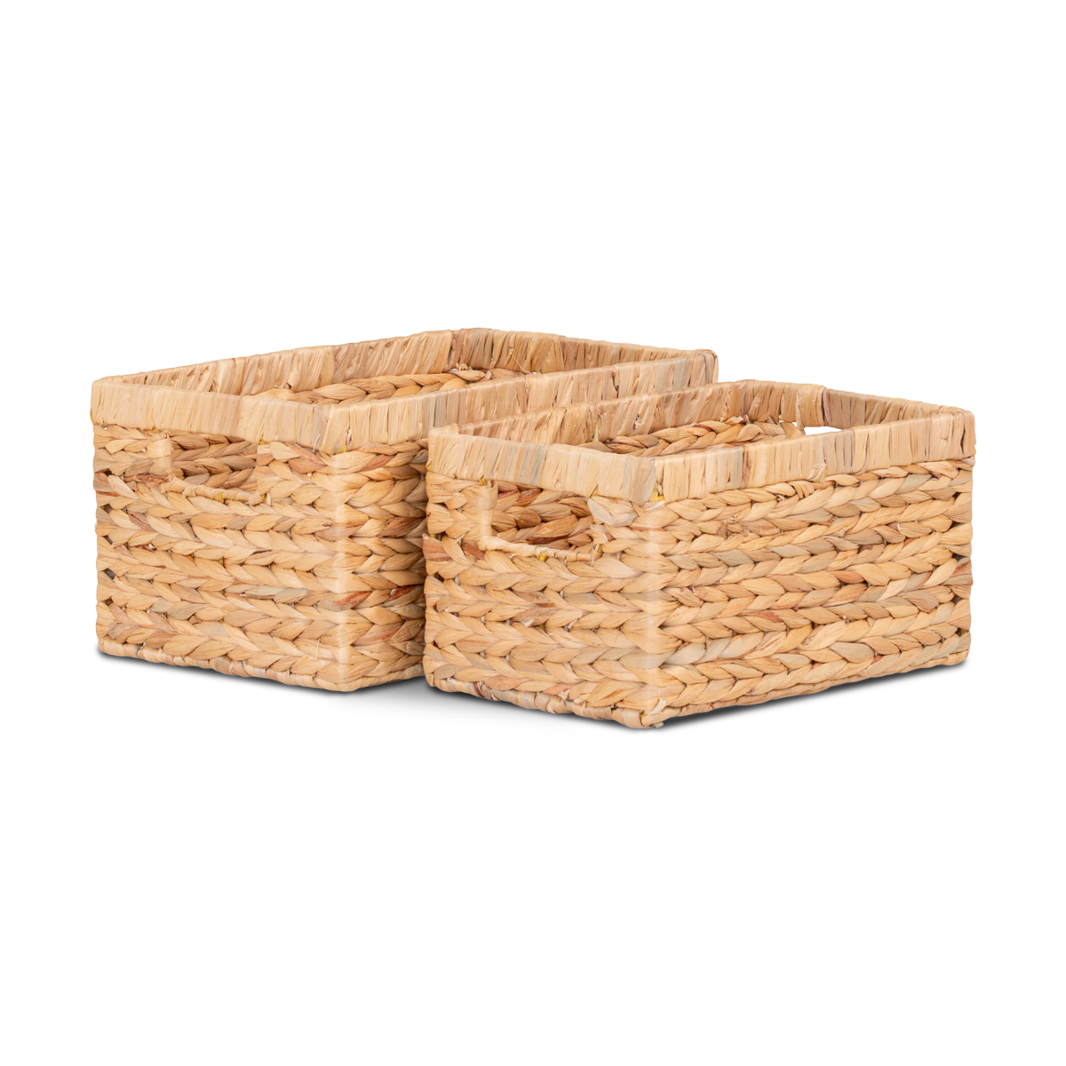 Jet waterhyacint mandjes - set van 2