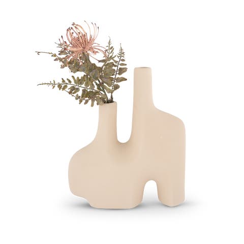 Fie vaas keramiek zand