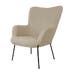 Rosemarie teddy fauteuil bruin