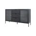 James metalen sideboard zwart - 140 x 40 cm