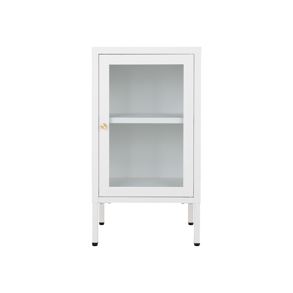James cabinet metalen opbergkast wit - 38 x 70 cm