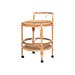 Indigo rotan trolley naturel - Ø 55 cm