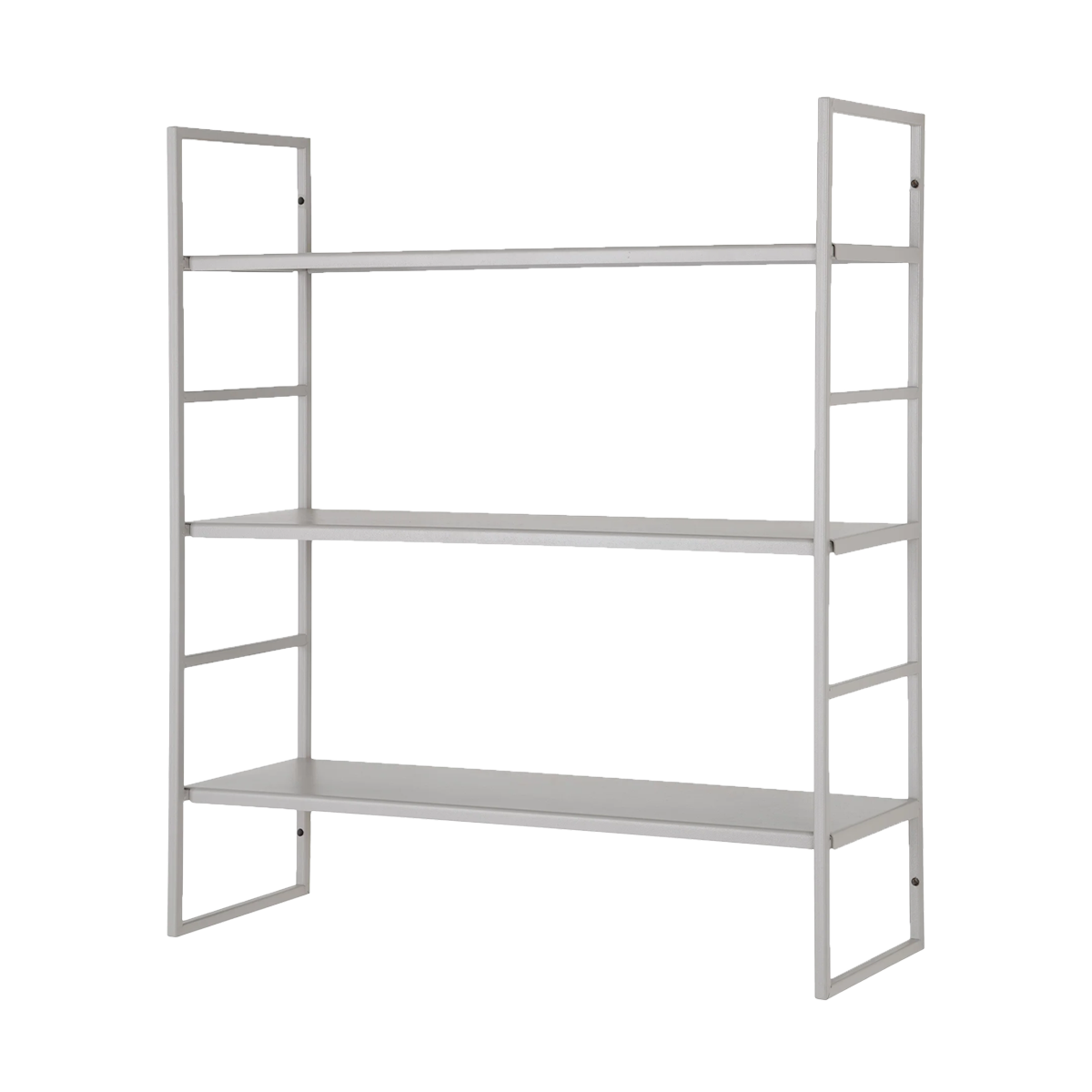 Sebas metalen wandrek lichtgrijs - 48 x 55 cm