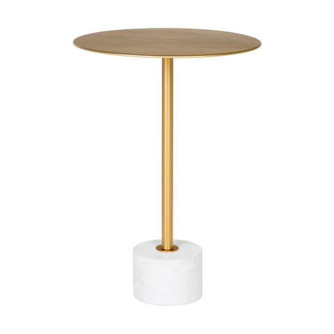 Manon ronde bijzettafel goud - Ø 41 cm