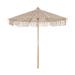 Malou gevlochten parasol beige - Ø 250 cm