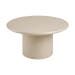 Nelson ronde houten salontafel beige - Ø 80 cm