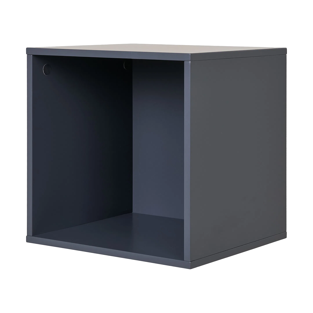 Artichok Frenkie vierkanten houten wandplank donkergrijs - 34 x 34 cm