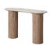 Ronda houten sidetable met keramiek blad bruin - 120 x 78 cm