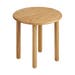 Joëlle ronde eikenhouten bijzettafel naturel - Ø 40 x 40 cm