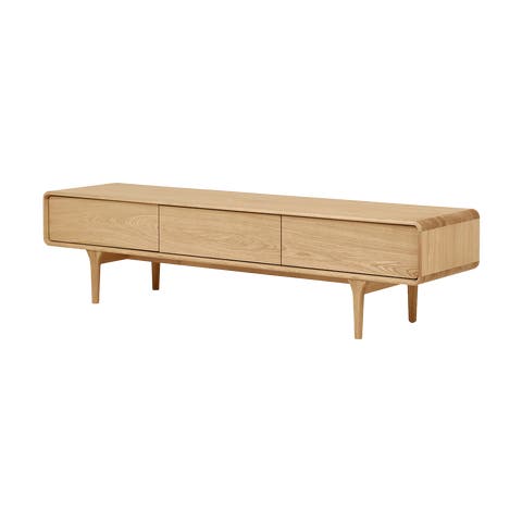 Mels eikenhouten tv meubel naturel - 180 x 45 cm