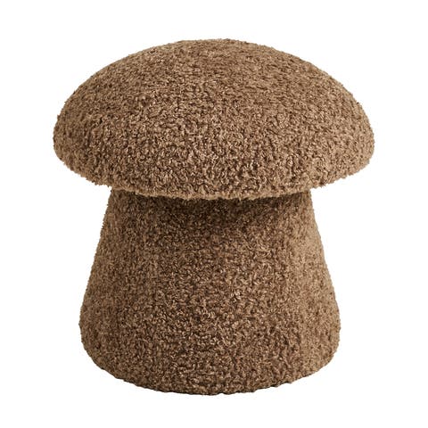 Beer poef teddy bruin - Ø45 x 45 cm