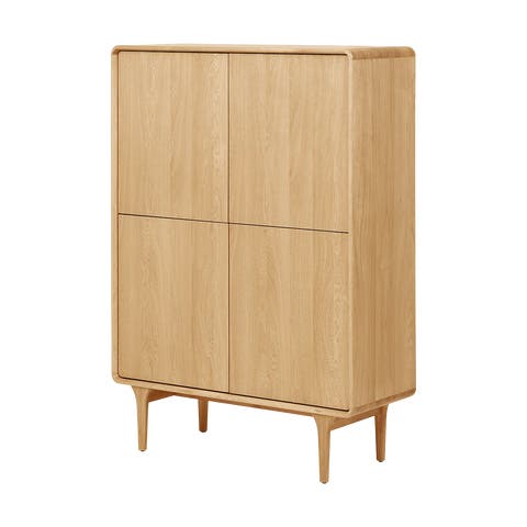 Mels eikenhouten kledingkast naturel - 140 x 45 cm