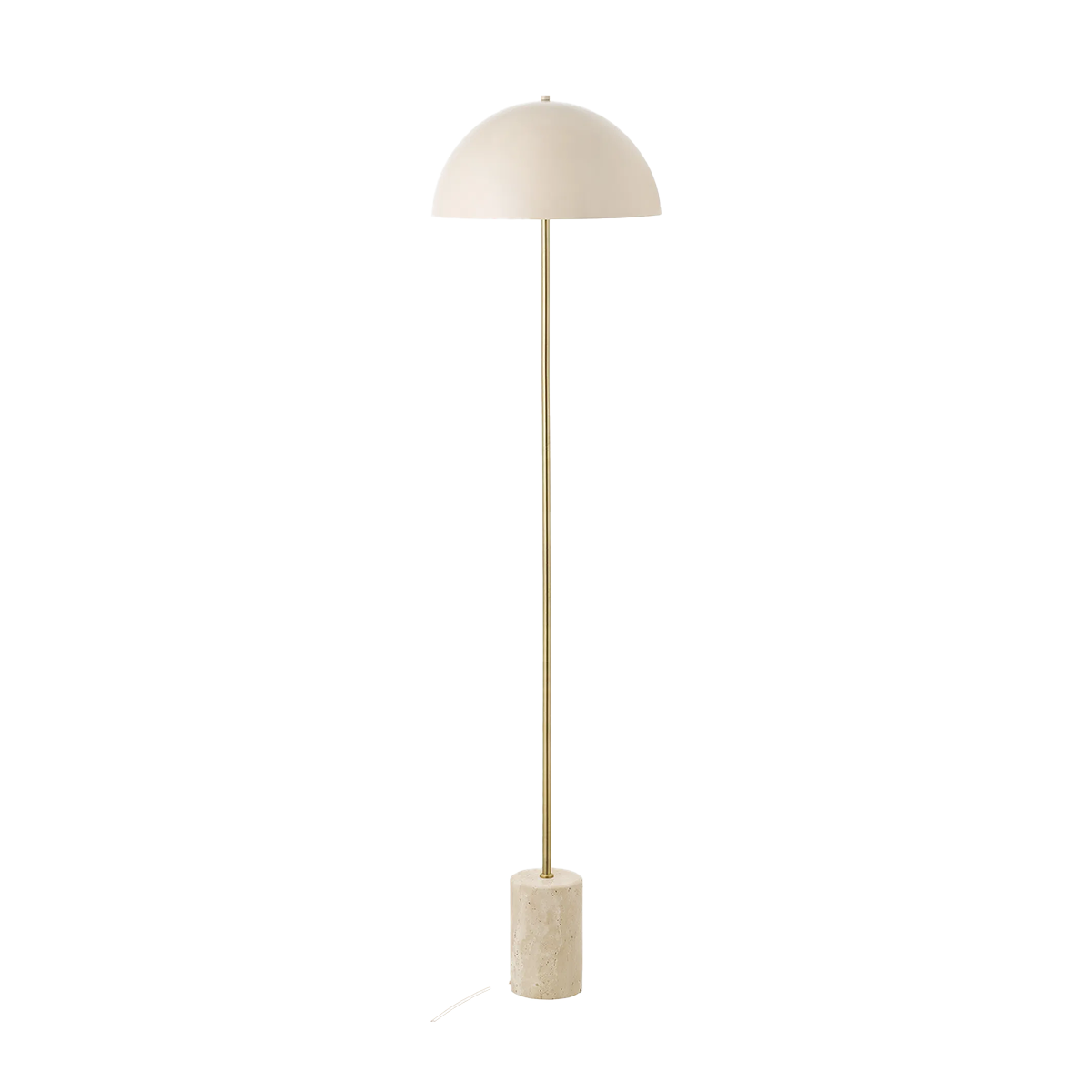 Artichok Cheryl vloerlamp marmer zand - Ø40 cm