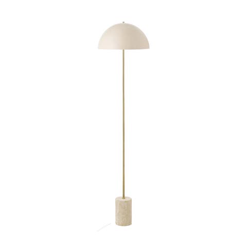 Cheryl vloerlamp marmer zand - Ø40 cm