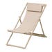 Sunny metalen verstelbare strandstoel taupe
