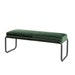 Stijn velvet bankje donkergroen - 110 x 37 cm