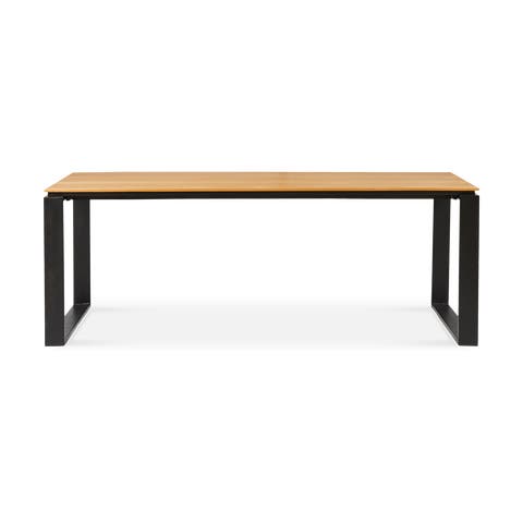 Joep tuintafel polywood naturel- 210 x 100 cm
