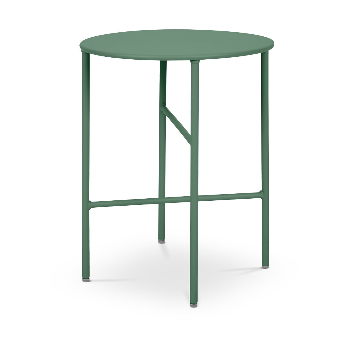 Mila metalen tuin bijzettafel groen - Ø 40 cm