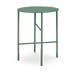 Mila metalen tuin bijzettafel groen - Ø 40 cm