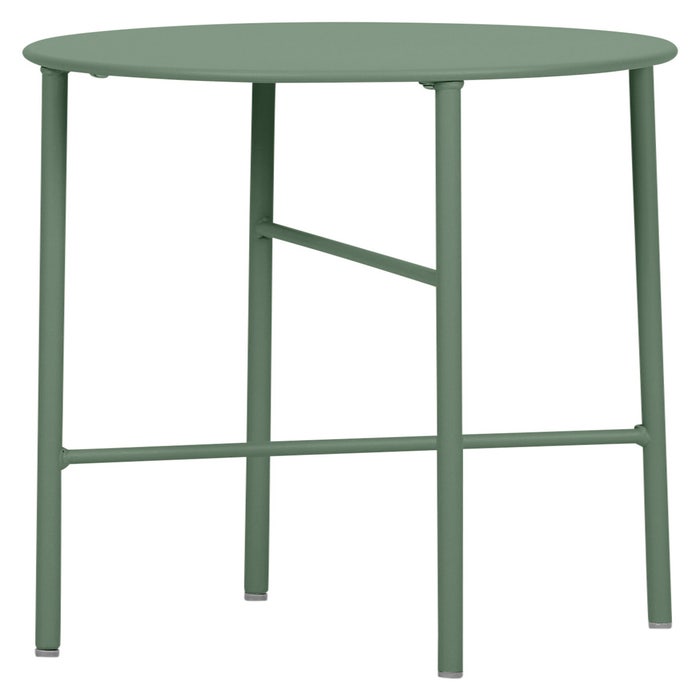 Mila metalen tuin bijzettafel groen - Ø 40 cm tuin tafel - ronde - buiten - terras
