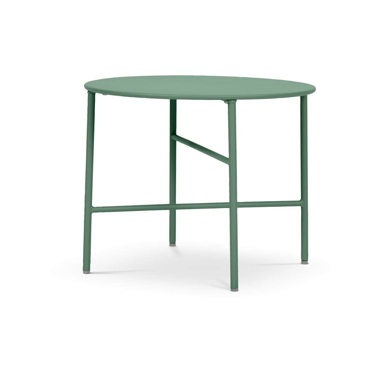 Mila metalen tuin salontafel groen - Ø 50 cm