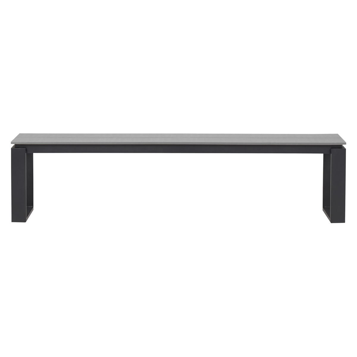 Abel tuinbank grijs - 180 x 43 cm