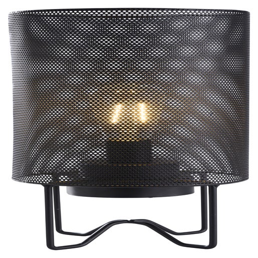 Tommy metalen tuinlantaarn zwart - Ø 15 x 35 cm - buitenlamp - tuinaccessoires - modern - staand