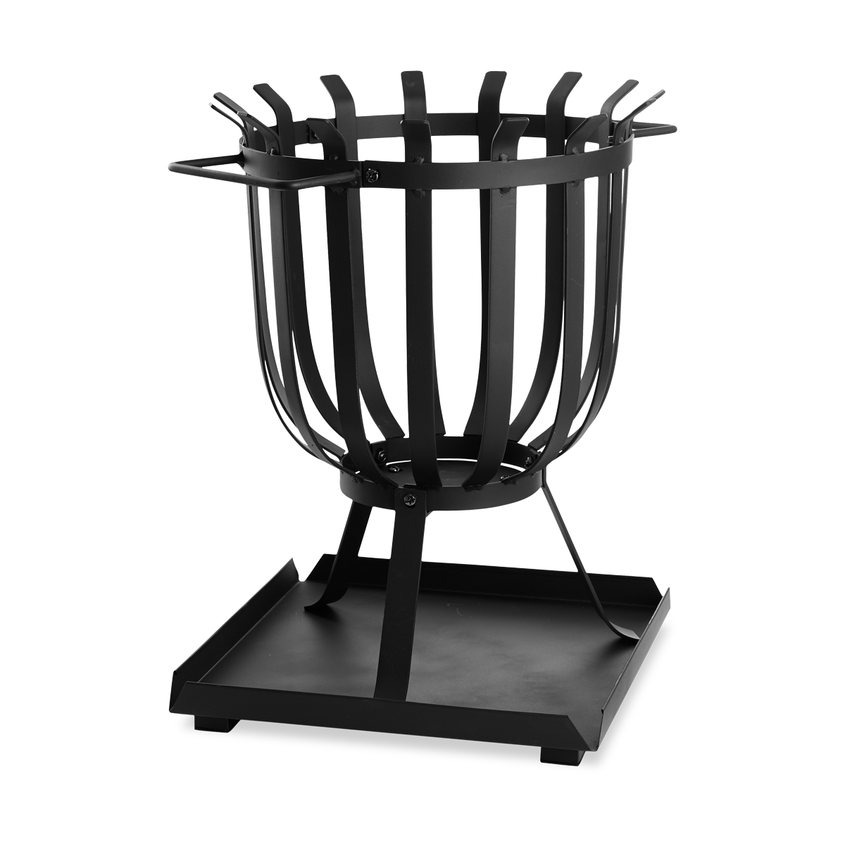 Bink metalen vuurkorf zwart