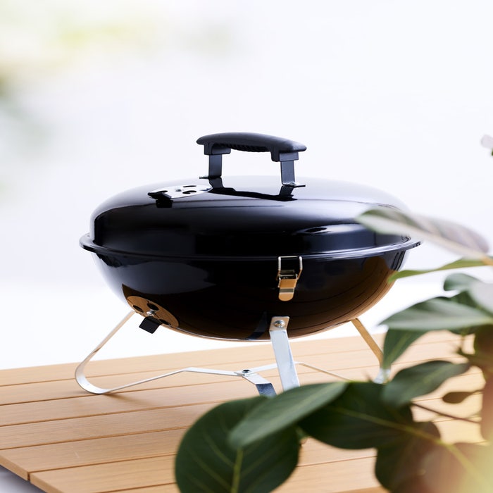 Barry picknick barbecue zwart  - tafelbarbecue - kolenbarbecue - draagbaar