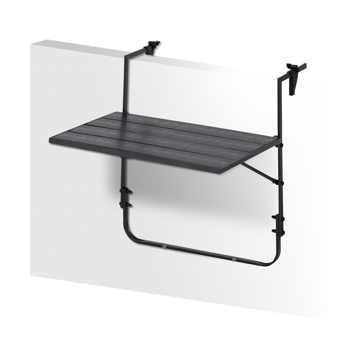 Jolien balkontafel polywood zwart 