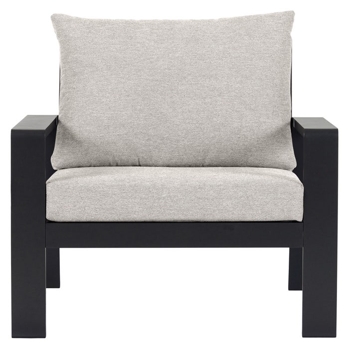 Tygo tuinstoel zand - met zitkussen - beige - loungestoel