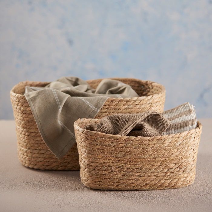 Leonie mand - 36 x 26 cm - opbergmand - groot