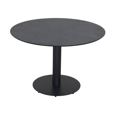 Sieb ronde tuintafel zwart - Ø110 cm