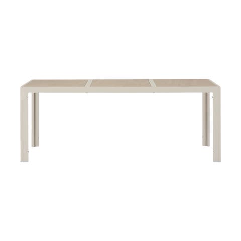 Bosse aluminium tuintafel beige - 196 x 91 cm