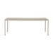 Joey aluminium tuintafel met stenen blad beige - 200 x 100 cm