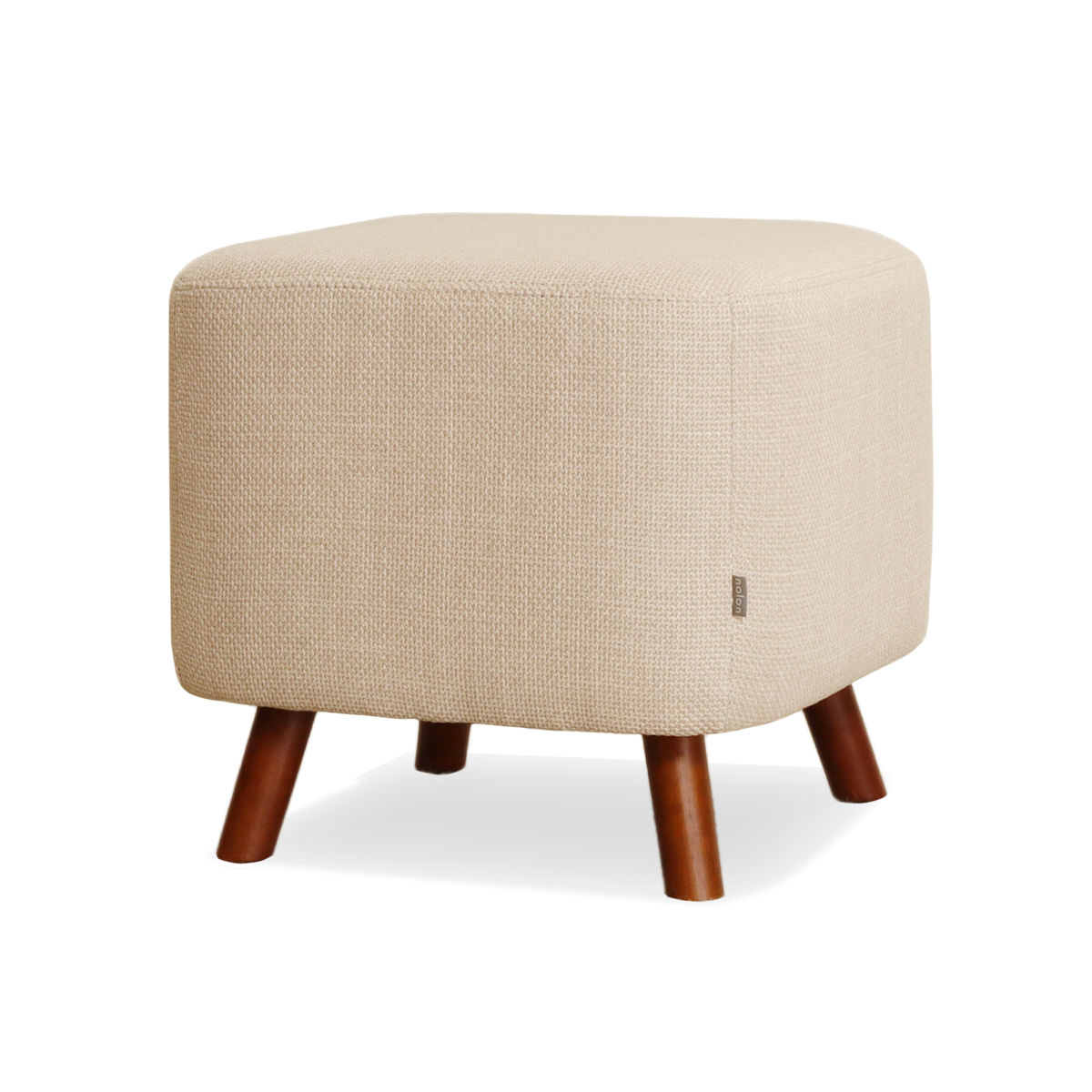 Julia poef beige - 44 x 44 cm