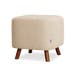 Julia poef beige - 44 x 44 cm