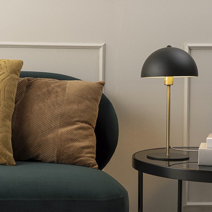 Bonnet tafellamp zwart - Ø 20 cm