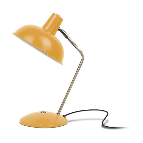 Hood tafellamp geel - Ø 19,5 cm