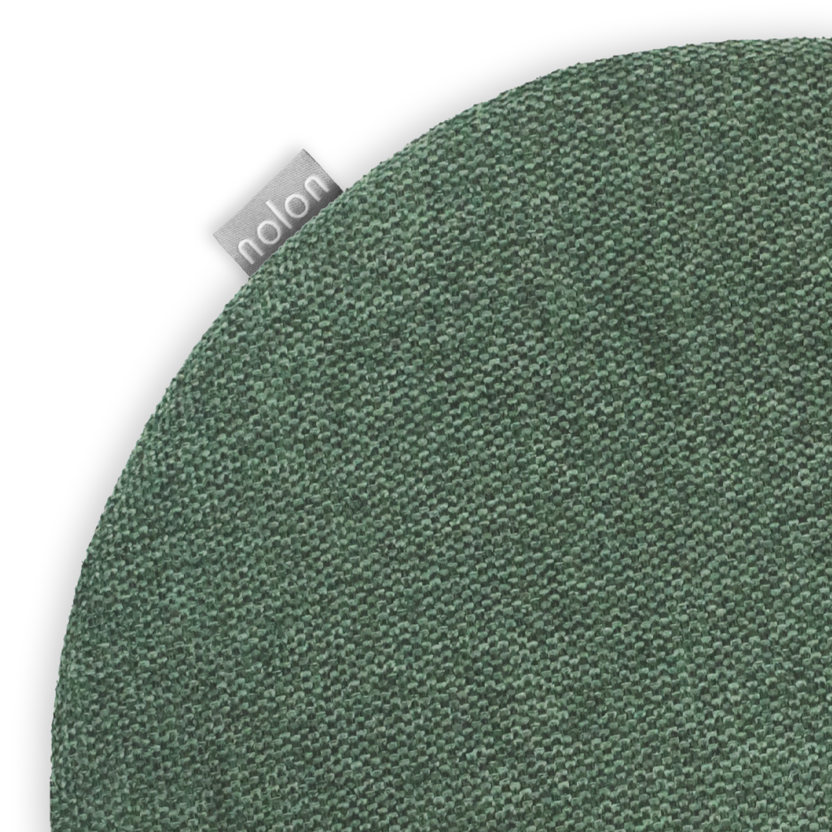 Lot rond zitkussen donkergroen - stoelkussen - stoel - rond - binnen - eetkamerstoel - groen - kuipstoel - anti slip