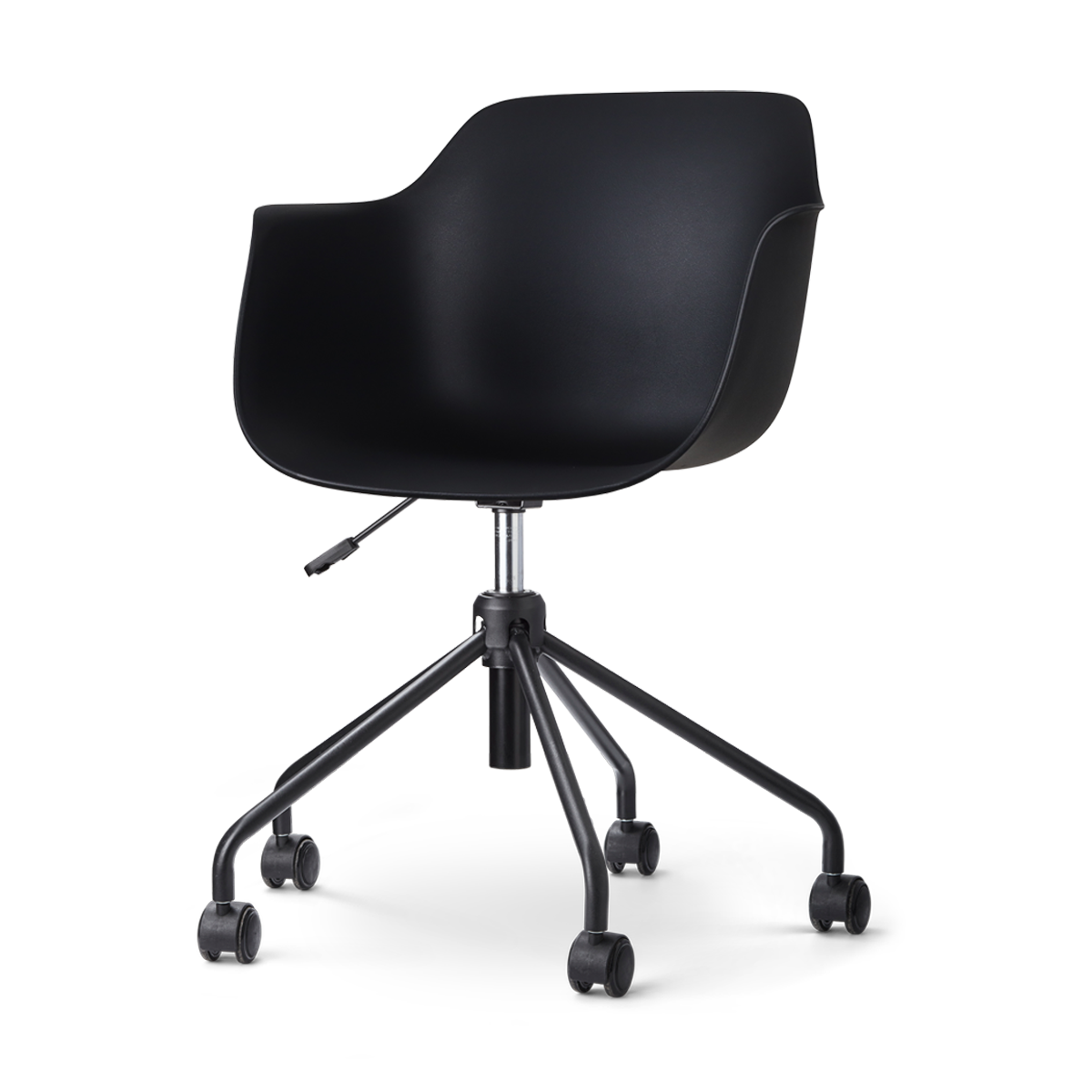 Nout-Puk bureaustoel zwart - zwart onderstel