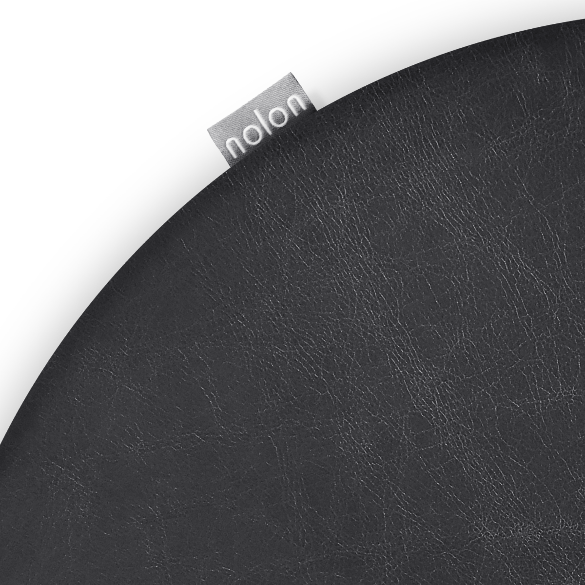 Lot zitkussen kunstleer zwart - met anti slip - stoelkussen - pu leer