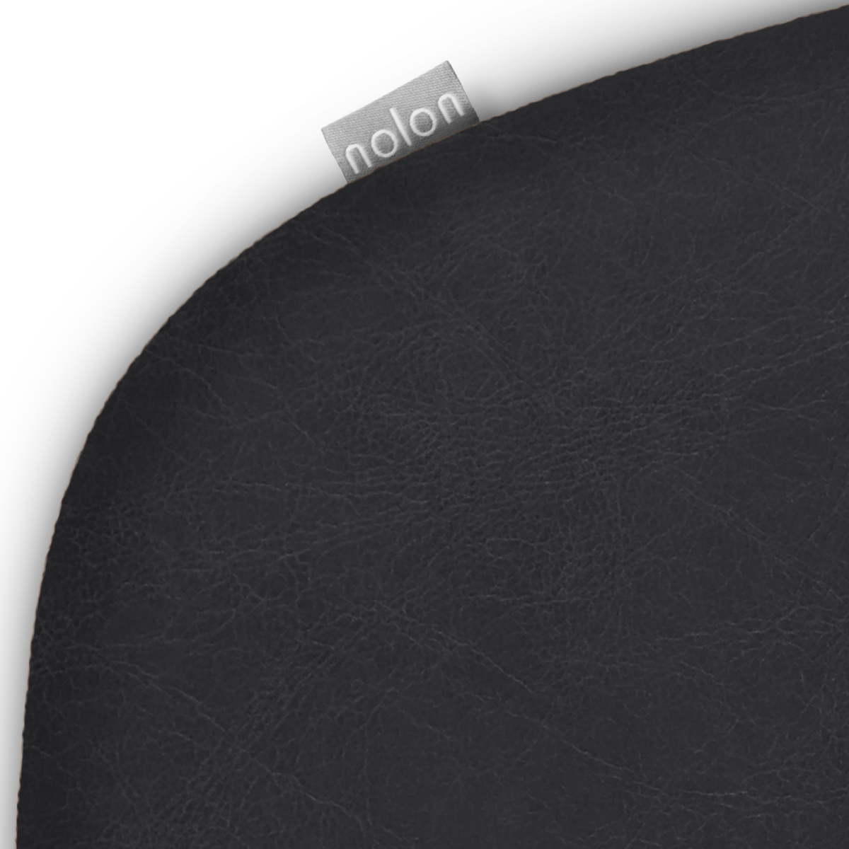 Fem zitkussen kunstleer zwart - antislip - stoelkussen - pu leer