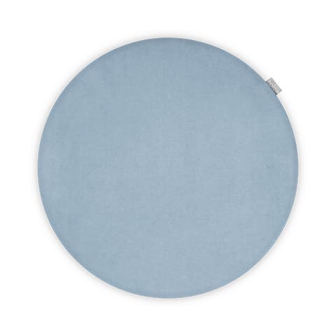 Lot zitkussen velvet lichtblauw