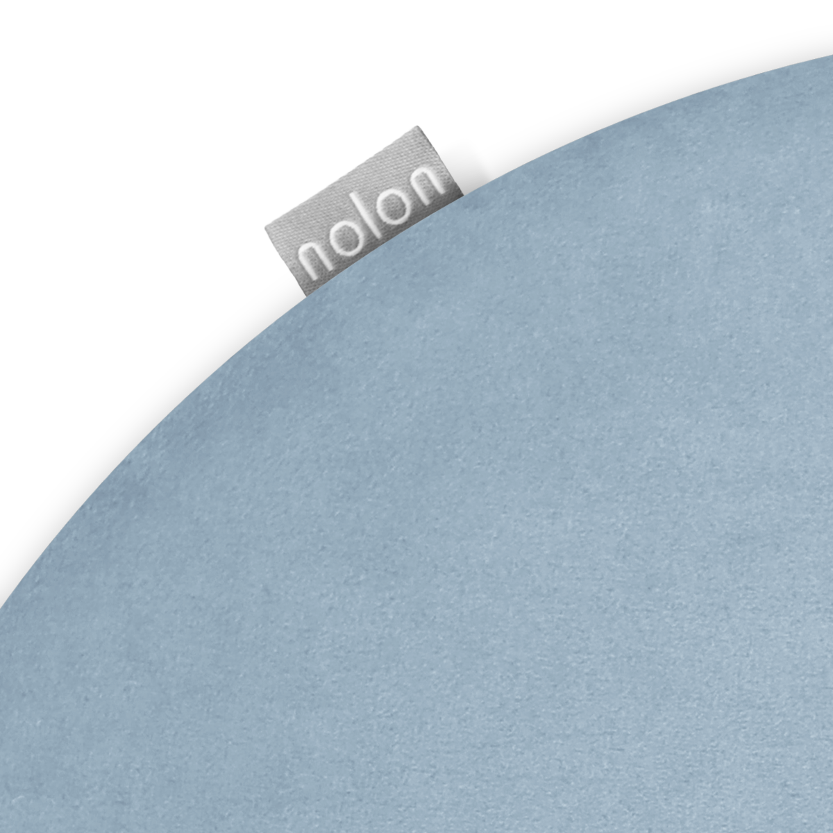 Lot zitkussen velvet lichtblauw - stoelkussen - stoel - rond - binnen - eetkamerstoel - blauw - kuipstoel - anti slip