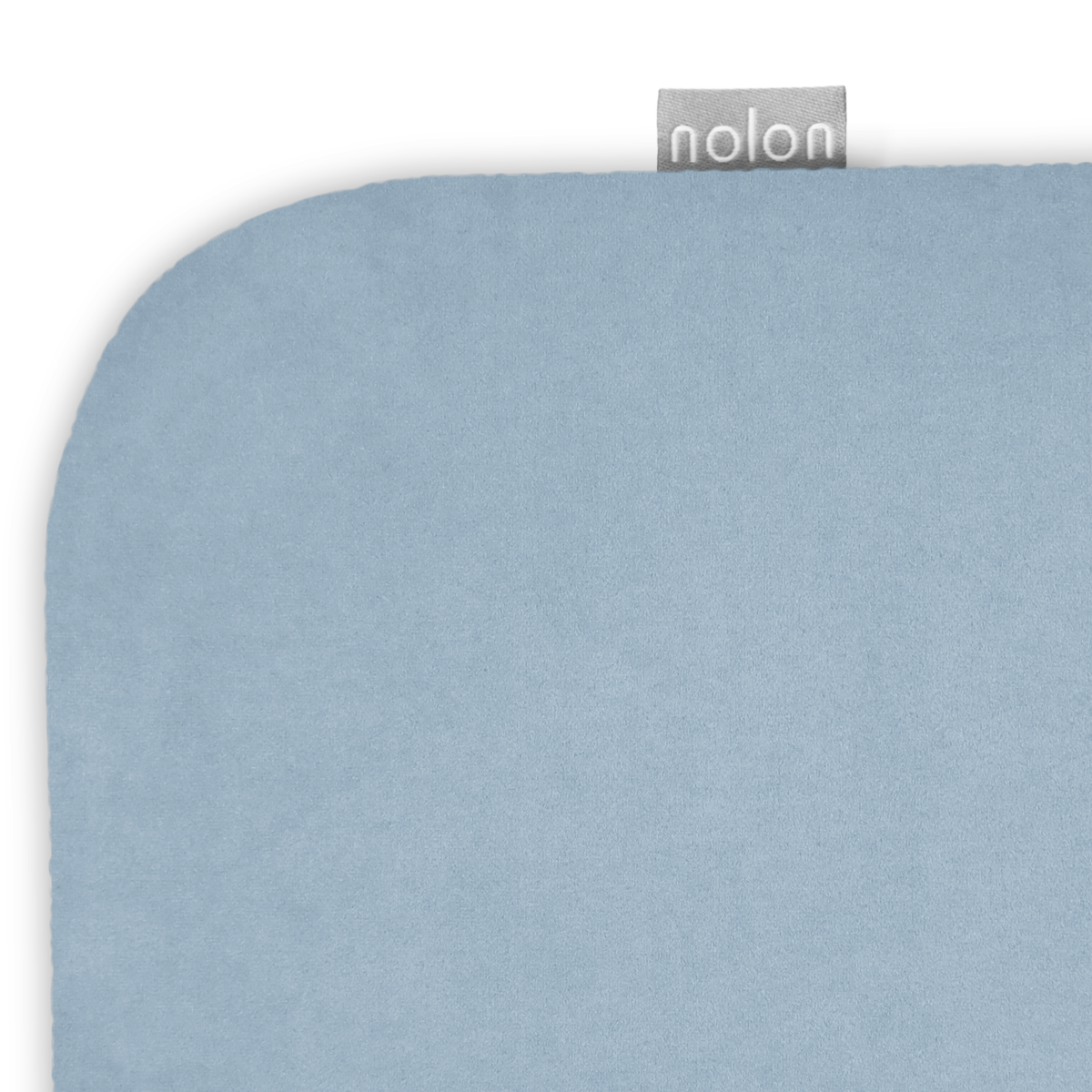 Jul zitkussen velvet lichtblauw - stoelkussen - stoel - vierkant - binnen - eetkamerstoel - blauw - kuipstoel - anti slip