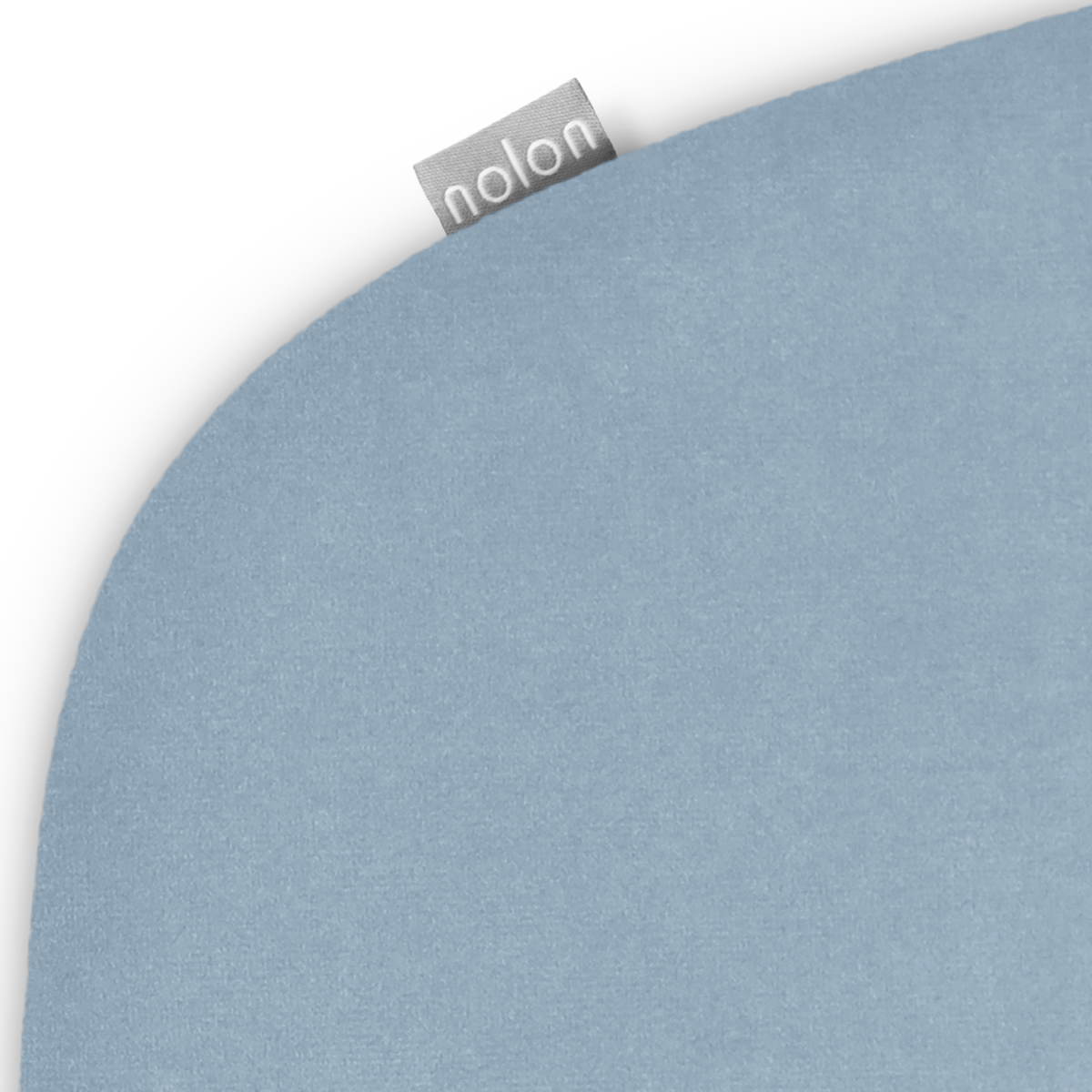 Fem zitkussen velvet lichtblauw - antislip - stoelkussen - velours - fluwelen