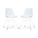 Noa-Pip eetkamerstoel wit - wit onderstel - set van 2